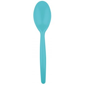 Plastic Spoon PS "Easy" Turquoise 18,5 cm (500 Units)
