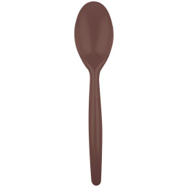 Plastic Spoon PS "Easy" Brown 18,5 cm (500 Units)