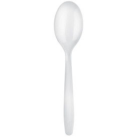 Plastic Spoon Easy PP White 17,5cm (1500 Units)