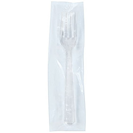 Plastic Fork "Magnum" Wrapped 18,5cm (1.000 Units)