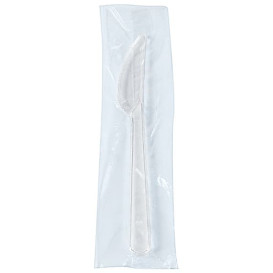 Plastic Knife "Magnum" Wrapped 18,5cm (25 Units)