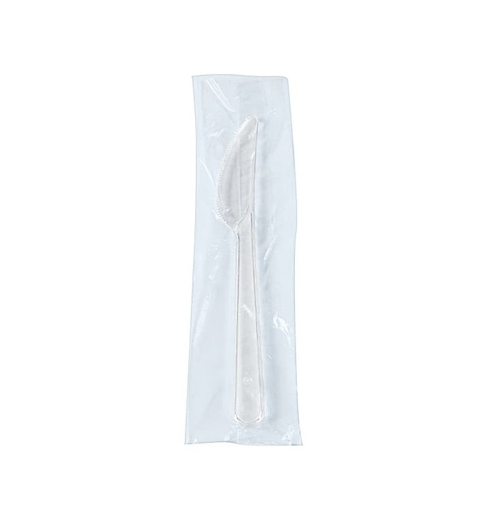 Plastic Knife "Magnum" Wrapped 18,5cm (25 Units)