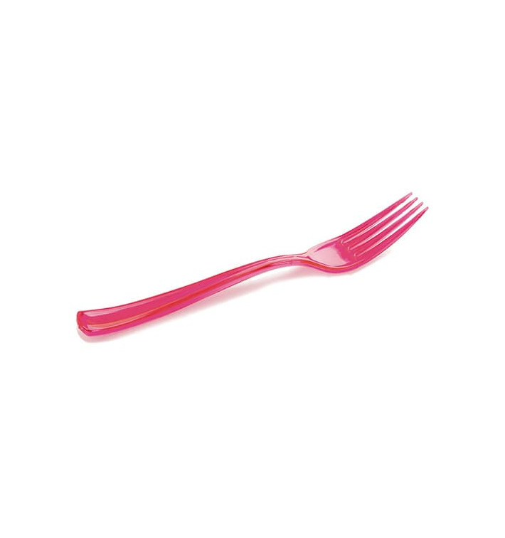 Plastic Fork Premium Raspberry 19 cm (180 Units) Plastic Fork Premium Raspberry 19 cm (180 Units)