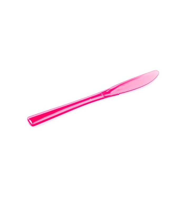 Plastic Knife Premium Raspberry 20 cm (250 Units) Plastic Knife Premium Raspberry 20 cm (250 Units)