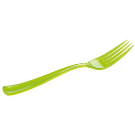 Plastic Fork Premium Green 19cm (180 Units)