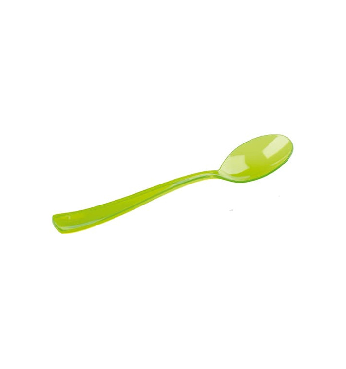 Plastic Spoon Premium Green 16cm (10 Units) Plastic Spoon Premium Green 16cm (10 Units)