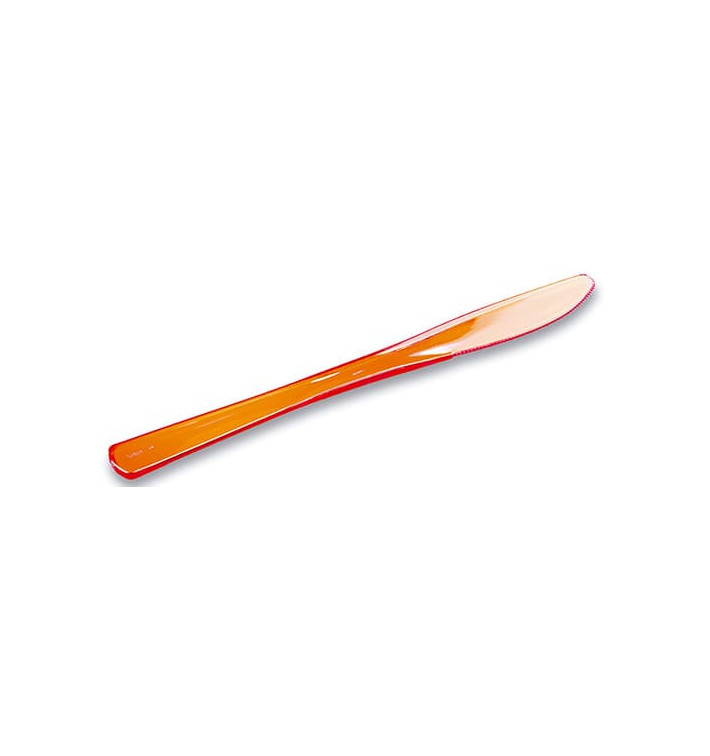 Plastic Knife Premium Orange 20cm (10 Units) Plastic Knife Premium Orange 20cm (10 Units)