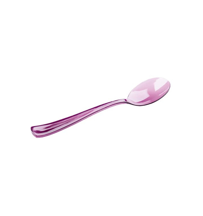 Plastic Spoon Premium Eggplant 16cm (10 Units) Plastic Spoon Premium Eggplant 16cm (10 Units)