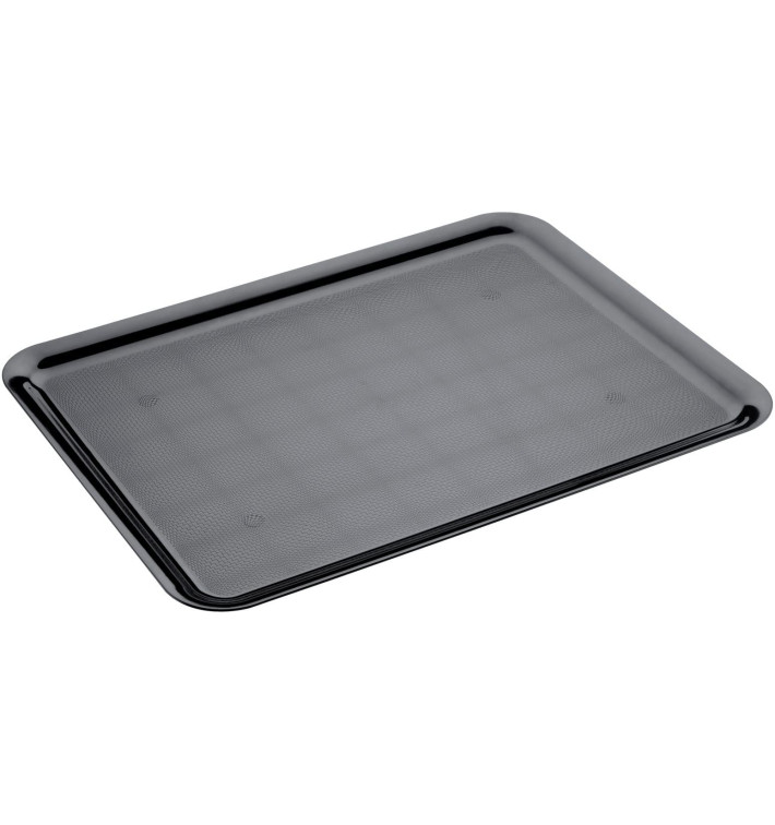 Plastic Tray Black 37x50cm (4 Units) Plastic Tray Black 37x50cm (4 Units)