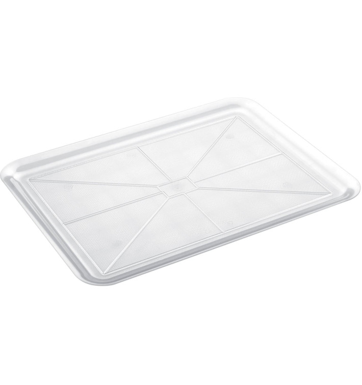 Plastic Tray Clear 37x50cm (4 Units) Plastic Tray Clear 37x50cm (4 Units)