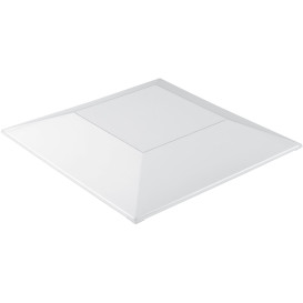 Plastic Lid for Tray Party Clear 25x25cm (1 Unit) 