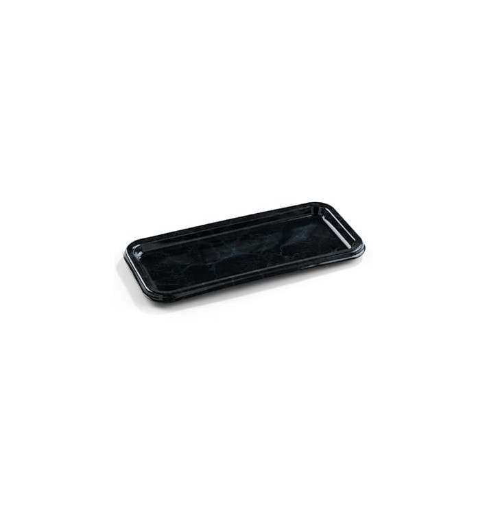 Plastic Platter Rectangular Shape Marble 35X16 cm (5 Units) Plastic Platter Rectangular Shape Marble 35X16 cm (5 Units)