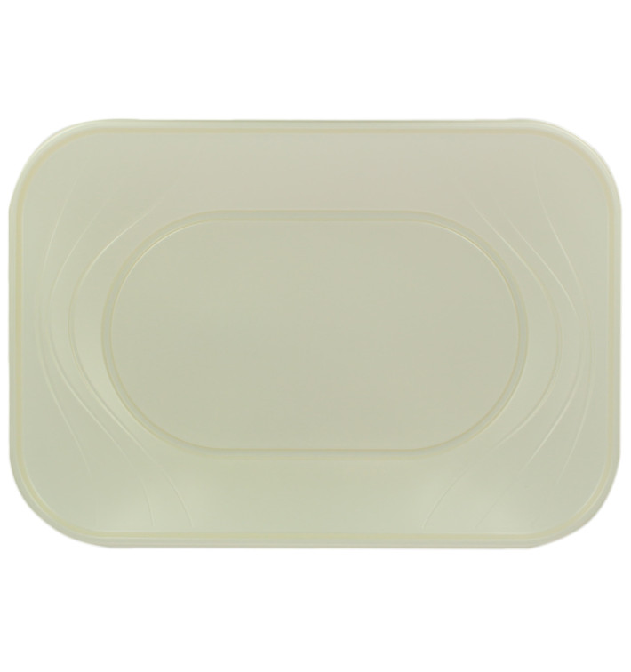 Plastic Tray Microwavable "X-Table" Pearl 33x23cm (60 Units) Plastic Tray Microwavable "X-Table" Pearl 33x23cm (60 Units)