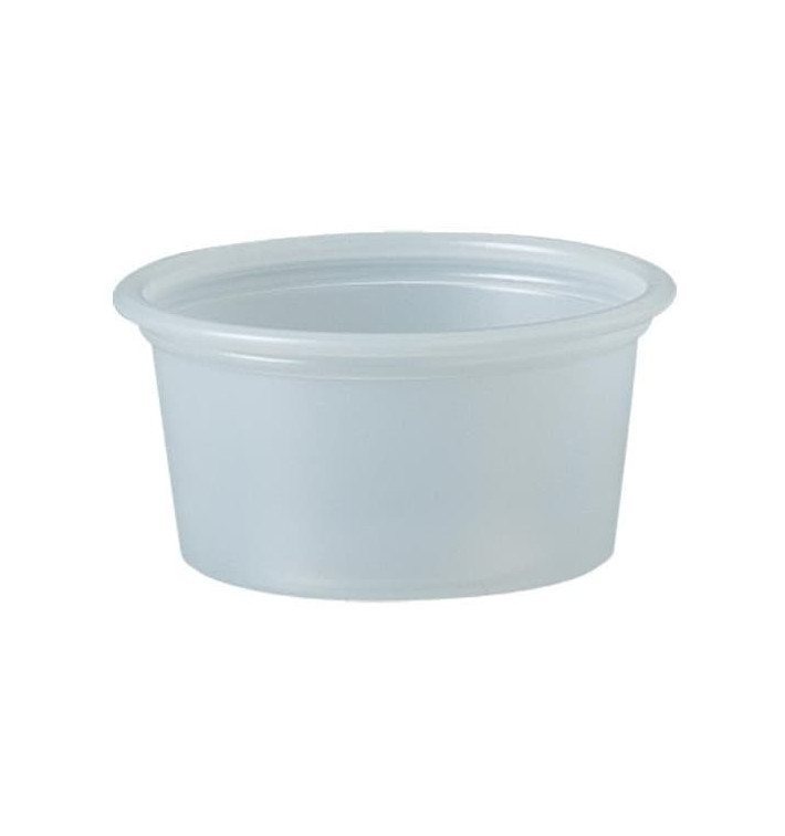 Plastic Souffle Cup PS Clear 22ml Ø4,8cm (250 Units) Plastic Souffle Cup PS Clear 22ml Ø4,8cm (250 Units)