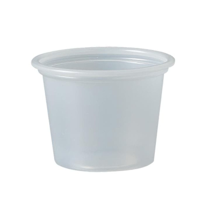 Plastic Souffle Cup PS Clear 30ml Ø4,8cm (250 Units) Plastic Souffle Cup PS Clear 30ml Ø4,8cm (250 Units)