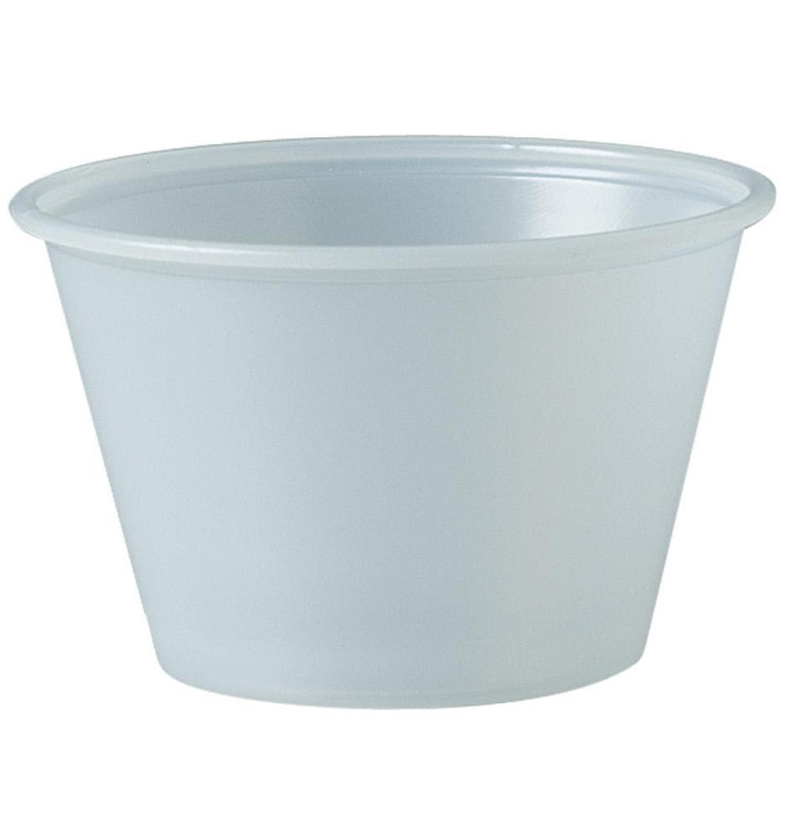 Plastic Souffle Cup PS Clear 120ml Ø7,3cm (250 Units) Plastic Souffle Cup PS Clear 120ml Ø7,3cm (250 Units)