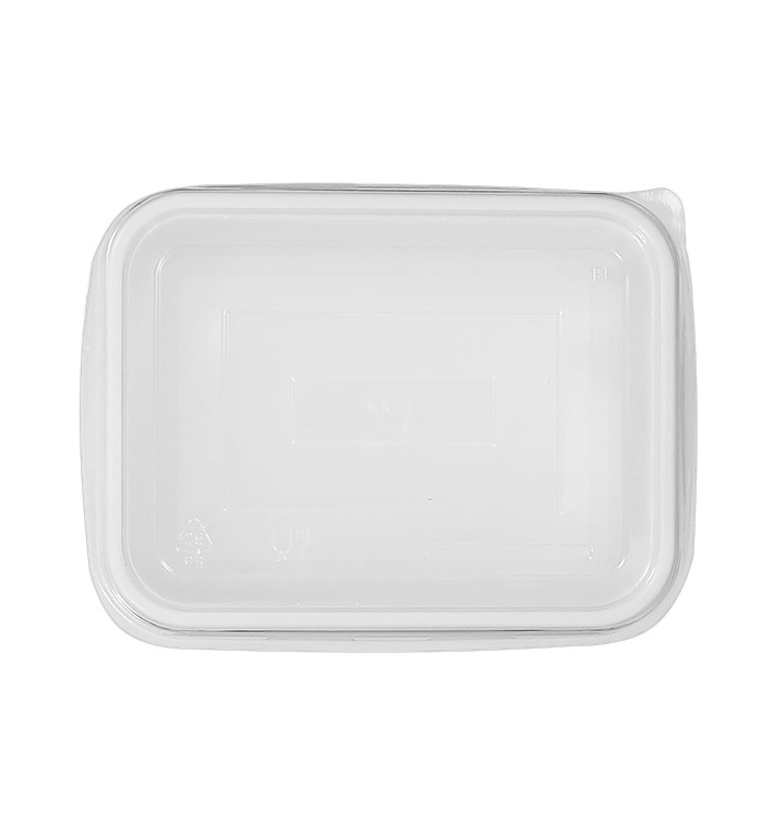 Plastic Lid for Tray Clear 15,7x11,2x5,1cm (500 Units) Plastic Lid for Tray Clear 15,7x11,2x5,1cm (500 Units)