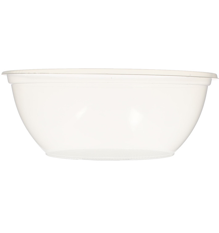 Plastic Bowl PS Clear 2000ml Ø22cm (10 Units) Plastic Bowl PS Clear 2000ml Ø22cm (10 Units)