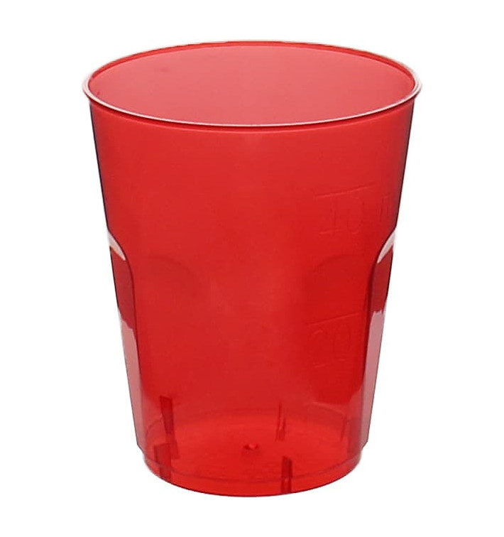 Plastic Shot PS Crystal "Diamant" Red 50ml (20 Units) Plastic Shot PS Crystal "Diamant" Red 50ml (20 Units)