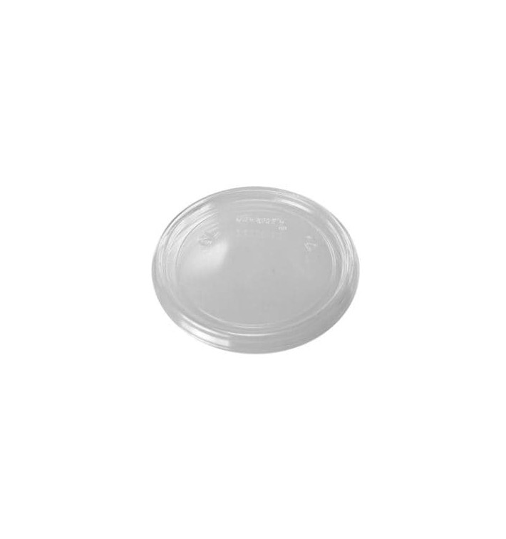 Plastic Lid Flat Clear Ø7,4cm (100 Units) Plastic Lid Flat Clear Ø7,4cm (100 Units)