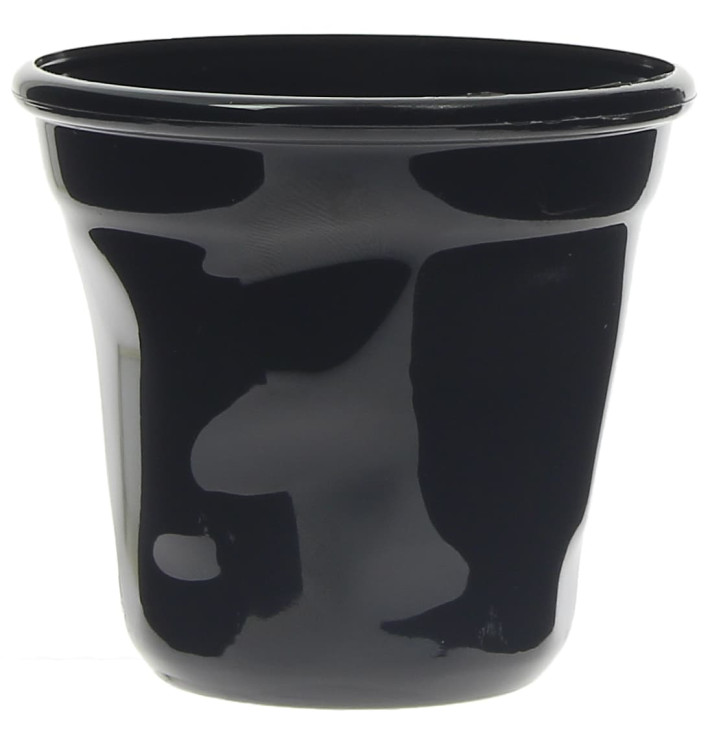 Tasting Plastic Mini Cup PS "Cabosse" Black 60ml (12 Units) 