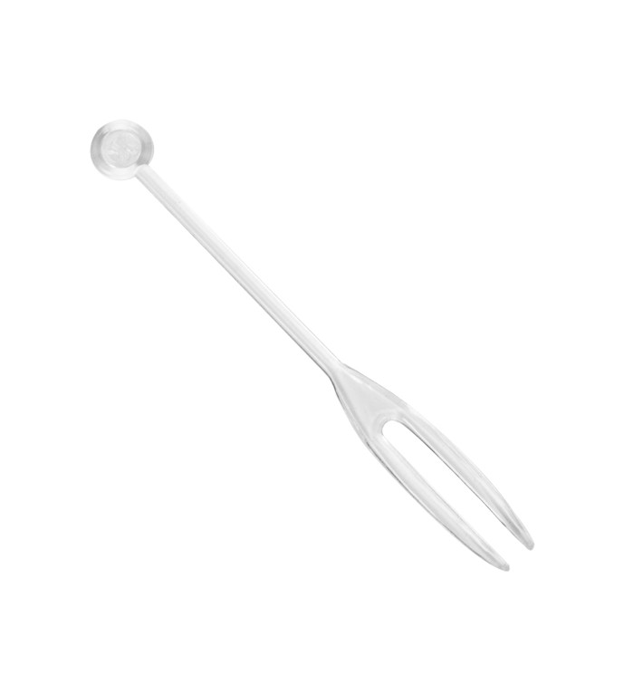 Plastic Food Pick "Snack Stick" Clear 9cm (1650 Units) Plastic Food Pick "Snack Stick" Clear 9cm (1650 Units)