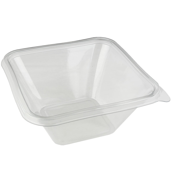 Plastic Bowl PET "Impression" 1000ml 17x17x8cm (50 Units) Plastic Bowl PET "Impression" 1000ml 17x17x8cm (50 Units)