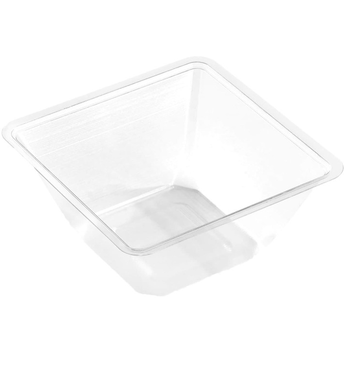 Plastic Mini-Bowl PET Heat Sealable 250ml 9x9x6cm (50 Units) Plastic Mini-Bowl PET Heat Sealable 250ml 9x9x6cm (50 Units)