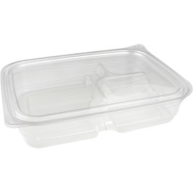 Plastic Deli Container PET 3C 700ml 22x16x4cm (75 Units) 