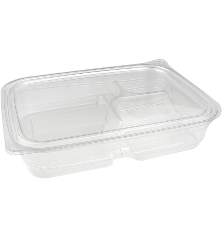 Plastic Deli Container PET 3C 700ml 22x16x4cm (75 Units) Plastic Deli Container PET 3C 700ml 22x16x4cm (75 Units)