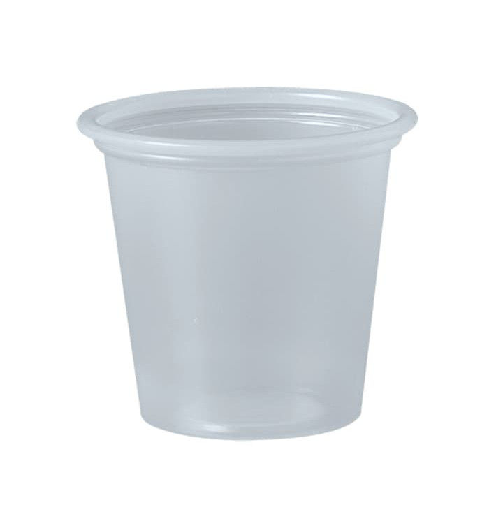 Plastic Souffle Cup PP Clear 35ml Ø4,8cm (250 Units) Plastic Souffle Cup PP Clear 35ml Ø4,8cm (250 Units)