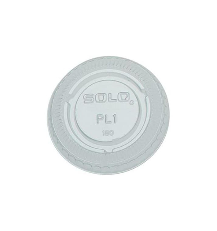 Plastic Lid PET Crystal Closed Flat Ø4,8cm (2500 Units) Plastic Lid PET Crystal Closed Flat Ø4,8cm (2500 Units)