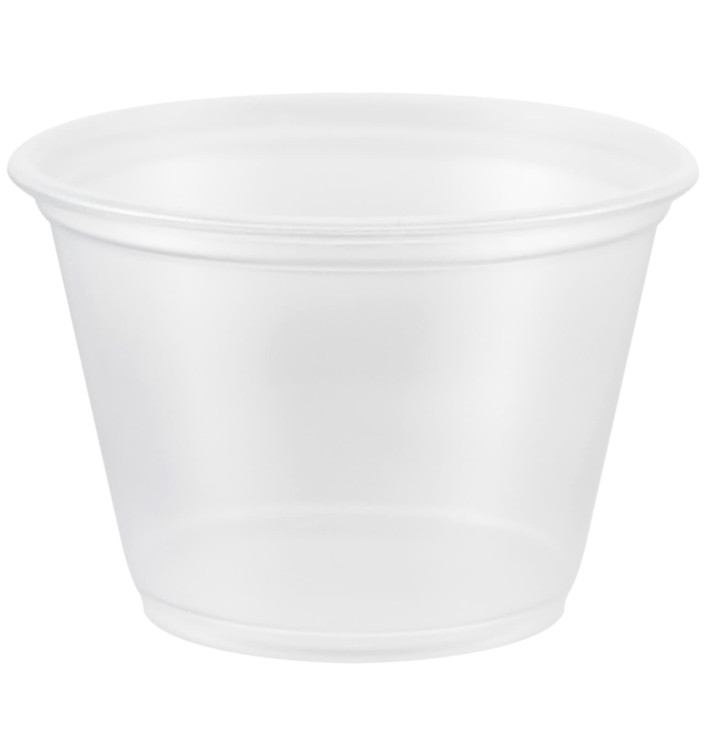 Plastic Souffle Cup PP Clear 75ml Ø6,6cm (125 Units) Plastic Souffle Cup PP Clear 75ml Ø6,6cm (125 Units)