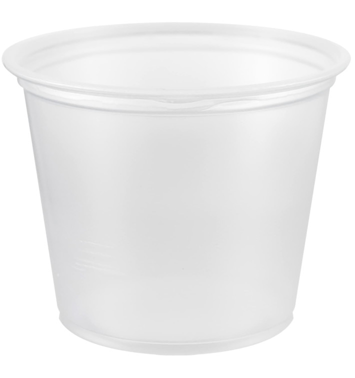 Plastic Souffle Cup PP Clear 165ml Ø7,3cm (125 Units) Plastic Souffle Cup PP Clear 165ml Ø7,3cm (125 Units)