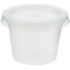 Plastic Souffle Cup with Lid PP 33ml (100 Units)