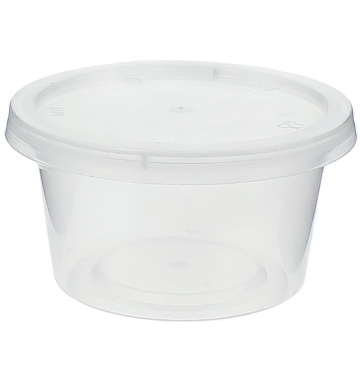 Plastic Souffle Cup with Lid PP 120ml (50 Units) Plastic Souffle Cup with Lid PP 120ml (50 Units)