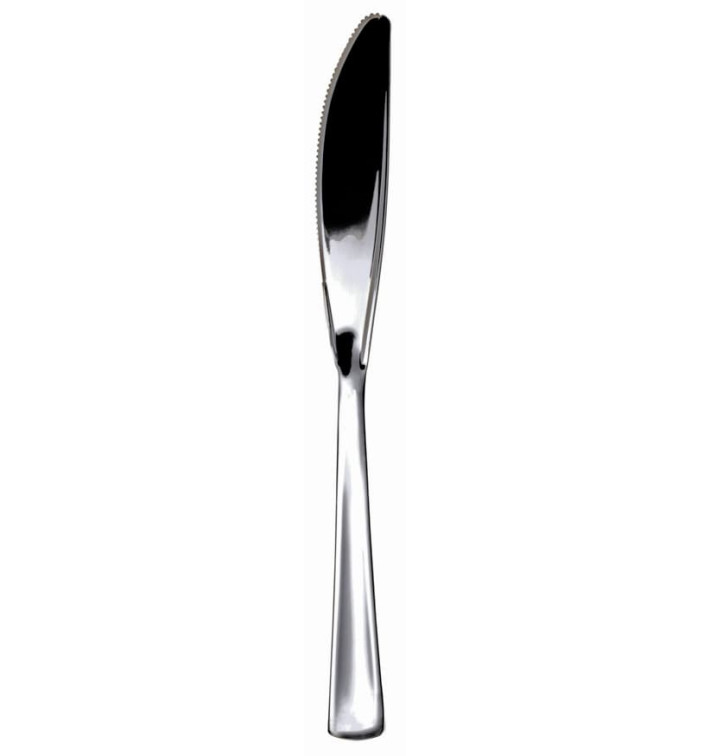 Plastic Knife Metallized 20cm (10 Units) Plastic Knife Metallized 20cm (10 Units)