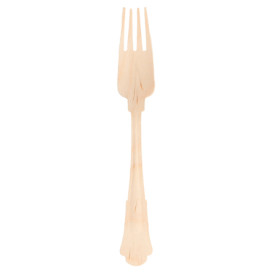 Wooden Fork "Classic" 20cm (100 Units)  