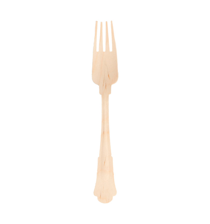 Wooden Fork "Classic" 20cm (100 Units) Wooden Fork "Classic" 20cm (100 Units)