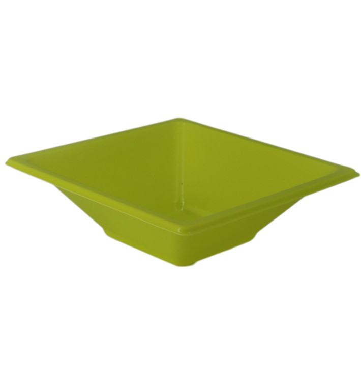 Plastic Bowl PS Square shape Pistachio 12x12cm (720 Units) Plastic Bowl PS Square shape Pistachio 12x12cm (720 Units)