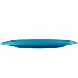 Plastic Tray Microwavable "X-Table" Turquoise 33x23cm (2 Units) 