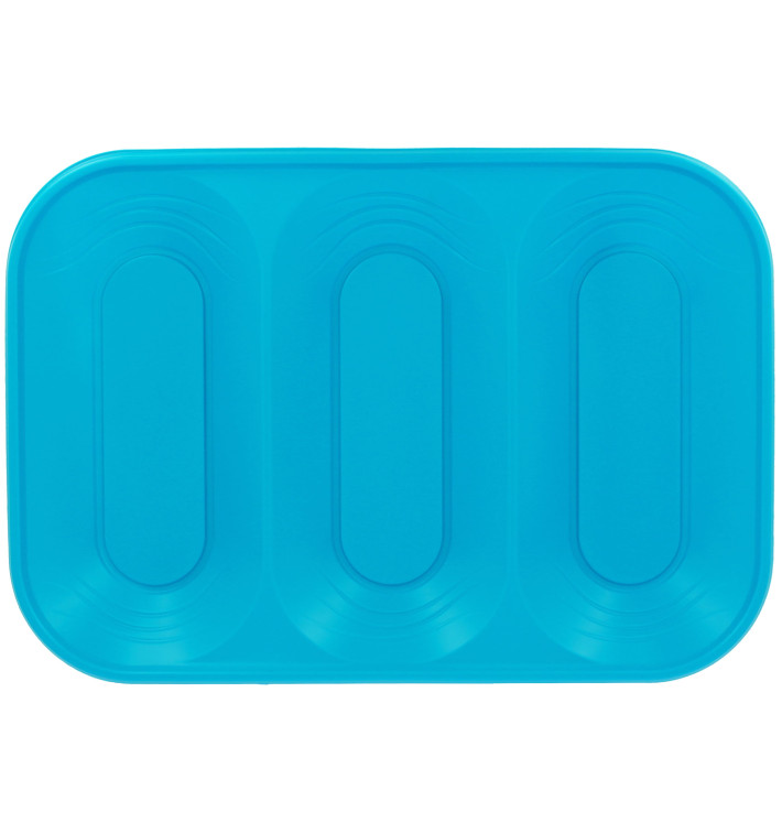 Plastic Tray Microwavable "X-Table" 3C Turquoise 33x23cm (30 Units) Plastic Tray Microwavable "X-Table" 3C Turquoise 33x23cm (30 Units)