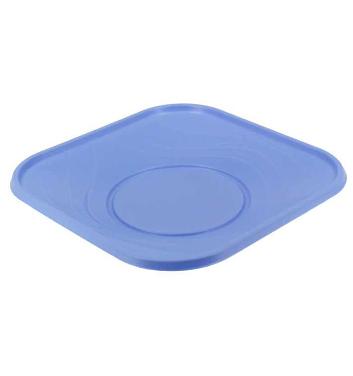 Plastic Plate PP "X-Table" Square shape Violet 18 cm (8 Units) Plastic Plate PP "X-Table" Square shape Violet 18 cm (8 Units)