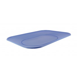 Plastic Tray Microwavable "X-Table" Violet 33x23cm (60 Units)