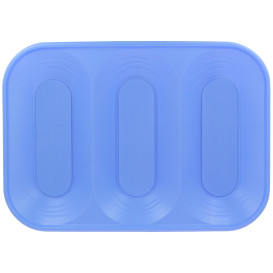 Plastic Tray Microwavable "X-Table" 3C Violet 33x23cm (2 Units) 