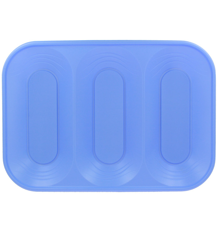 Plastic Tray Microwavable "X-Table" 3C Violet 33x23cm (2 Units) Plastic Tray Microwavable "X-Table" 3C Violet 33x23cm (2 Units)