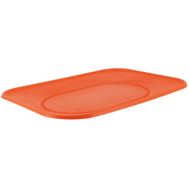 Plastic Tray Microwavable "X-Table" Orange 33x23cm (60 Units)