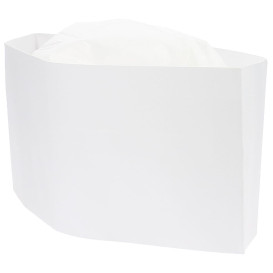 Disposable Chef Hat Pill Box White (1000 Units)