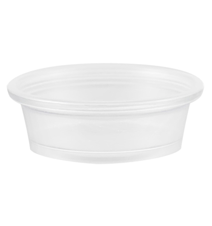 Plastic Souffle Cup PP Clear 15ml Ø4,8cm (125 Units) Plastic Souffle Cup PP Clear 15ml Ø4,8cm (125 Units)