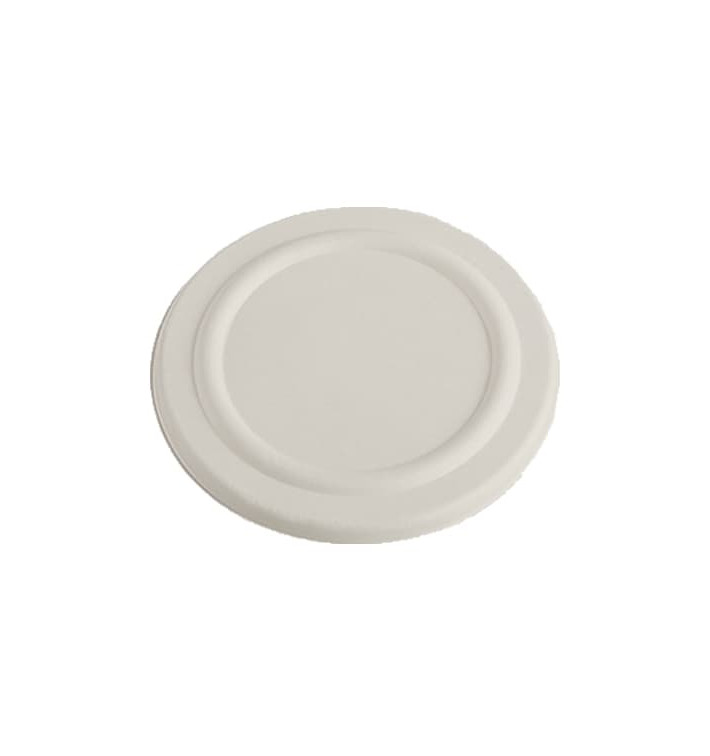 Sugarcane Container Lid 450ml White Ø11cm (50 Units) Sugarcane Container Lid 450ml White Ø11cm (50 Units)